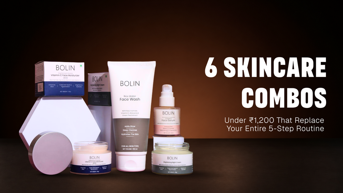 6 Skincare Combos Under ₹1,200 That Replace Your Entire 5-Step Routine