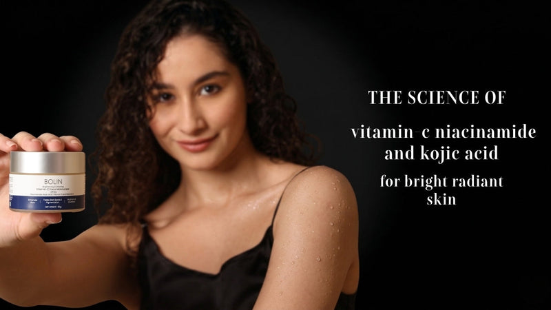 The Science of Vitamin C, Niacinamide, and Kojic Acid for Bright, Radiant Skin