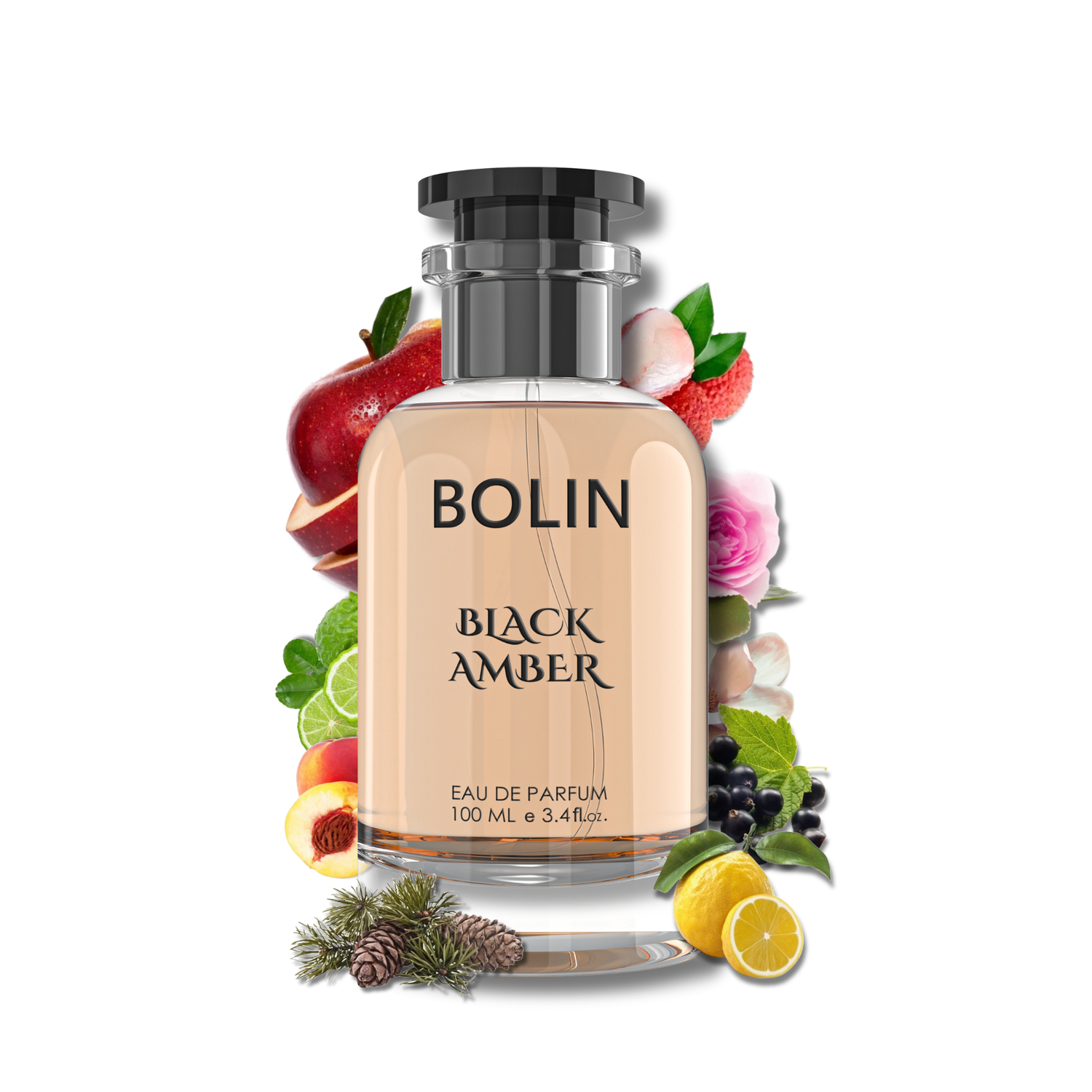 Bolin Black Amber perfume bottle