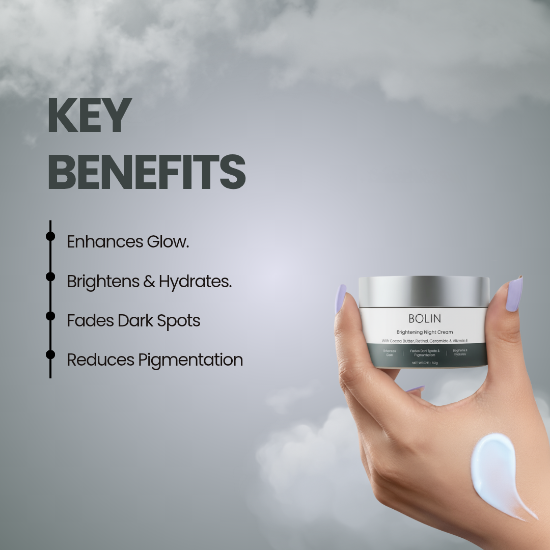 Brightening Night Cream with Retinol, Ceramide &amp; Vitamin E