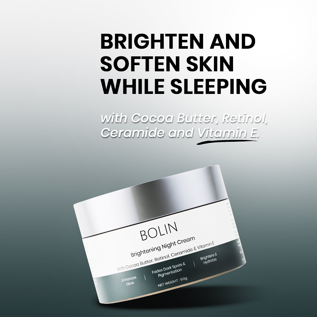 Brightening Night Cream with Retinol, Ceramide &amp; Vitamin E