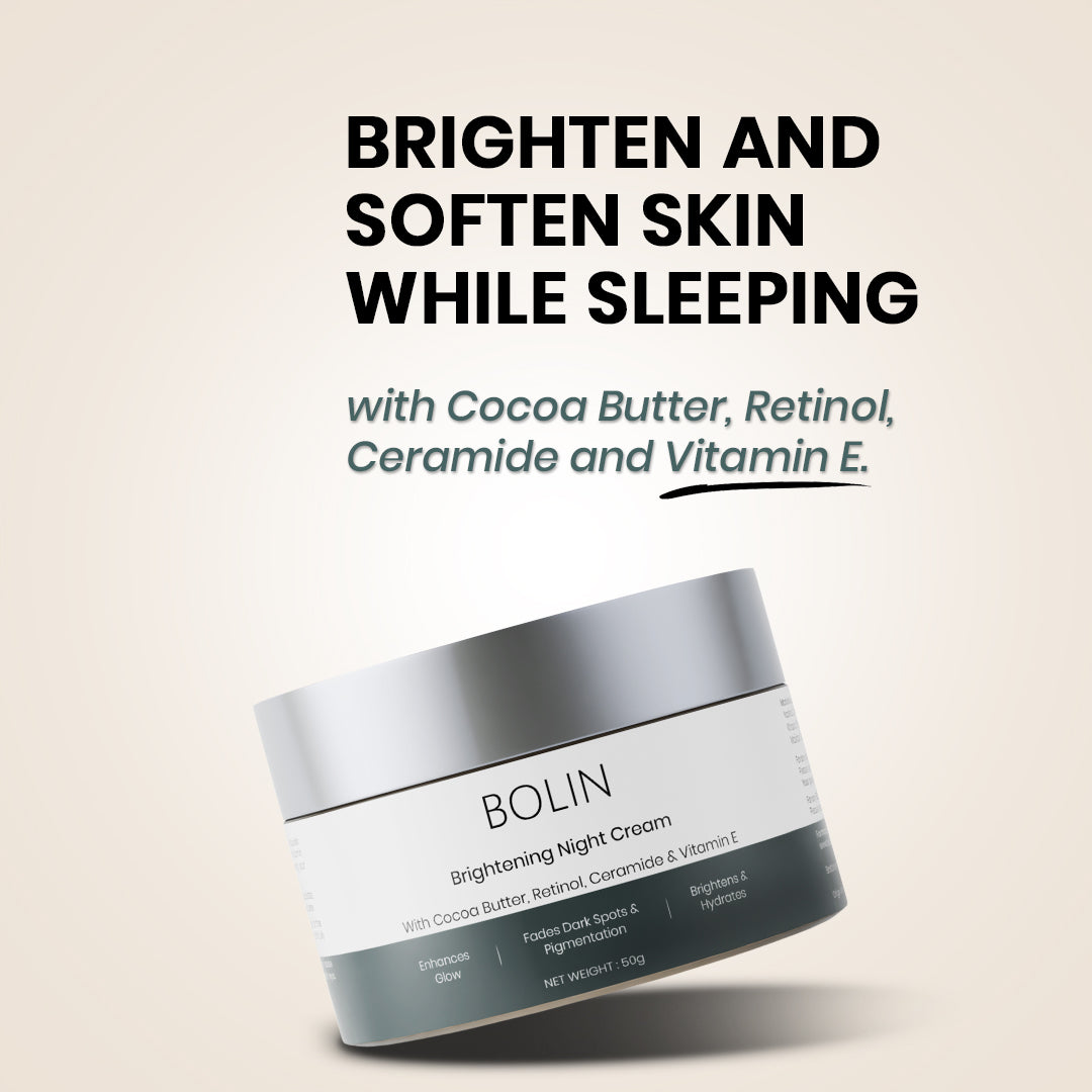 Brightening Night Cream with Retinol, Ceramide & Vitamin E