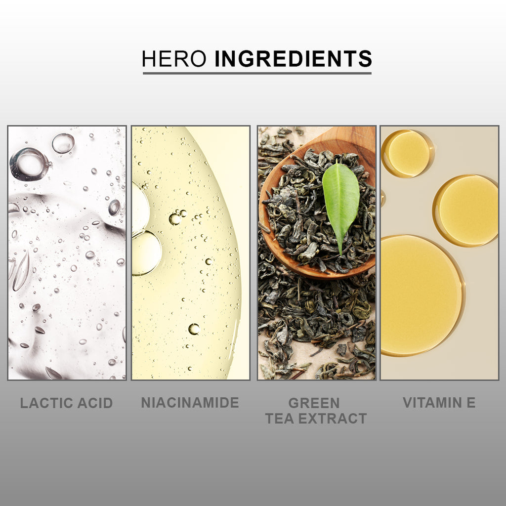 Rice Water Face Wash with Niacinamide, Vitamin E, Aloe Vera & Green Tea Extracts