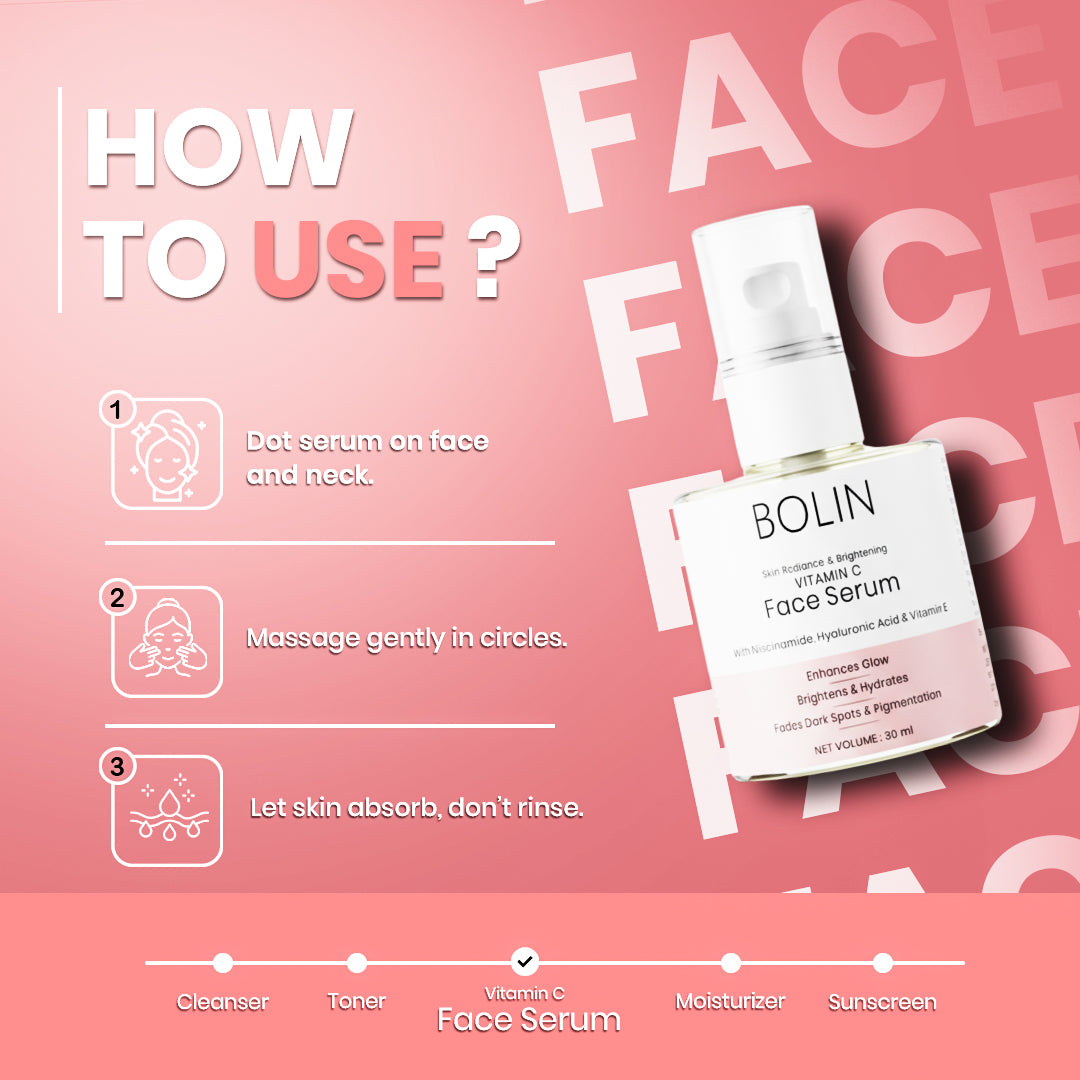 Radiant Glow Vitamin C Serum with Niacinamide &amp; Kojic Acid