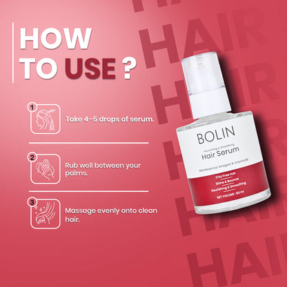 Hair Serum for Nourishing &amp; Smoothing Hair with Redensyl Anagain &amp; Vitamin B5