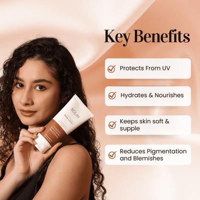 Saffron & Coconut Body Lotion with Niacinamide, Shea Butter, Vitamin E & SPF 25