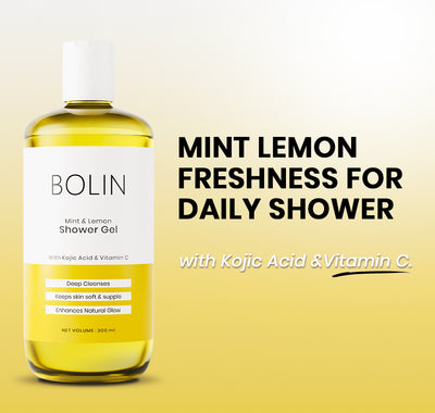 Mint & Lemon Shower Gel with Kojic Acid & Vitamin C secondary image