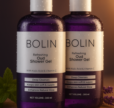 Refreshing Oud Shower Gel with Kojic Acid & Vitamin C - Pack of 2 secondary image